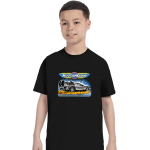 Daily_Deal_Shirts T-Shirts, Youth / XS / Black Micro Time Machine
