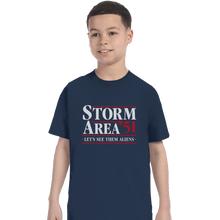 Load image into Gallery viewer, Shirts T-Shirts, Youth / XL / Navy Storm Area 51
