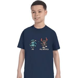 Secret_Shirts T-Shirts, Youth / XS / Navy My Anxiety