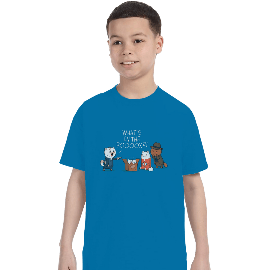 Shirts T-Shirts, Youth / XL / Sapphire What's In The Booox?