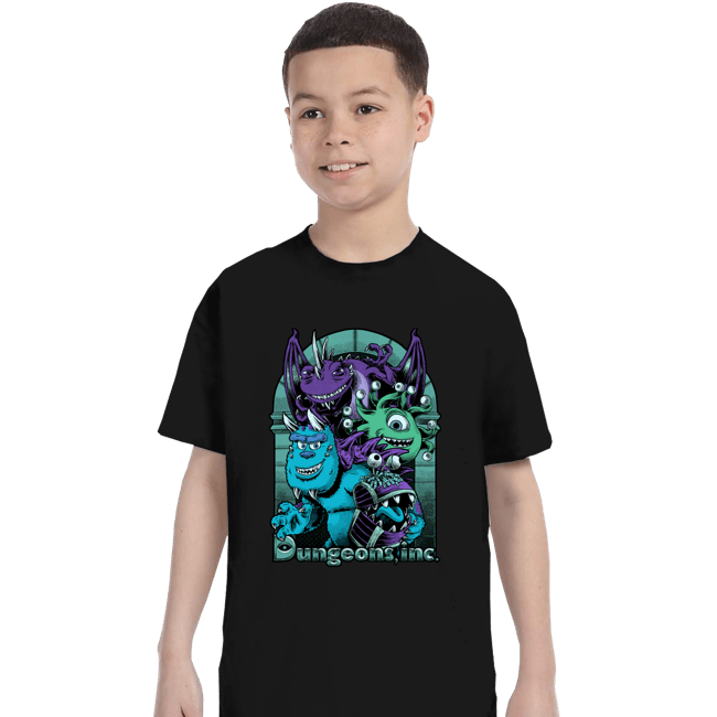 Daily_Deal_Shirts T-Shirts, Youth / XS / Black Dungeons Inc