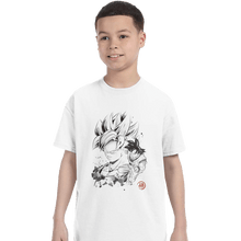 Load image into Gallery viewer, Shirts T-Shirts, Youth / XL / White Super Saiyan Warrior
