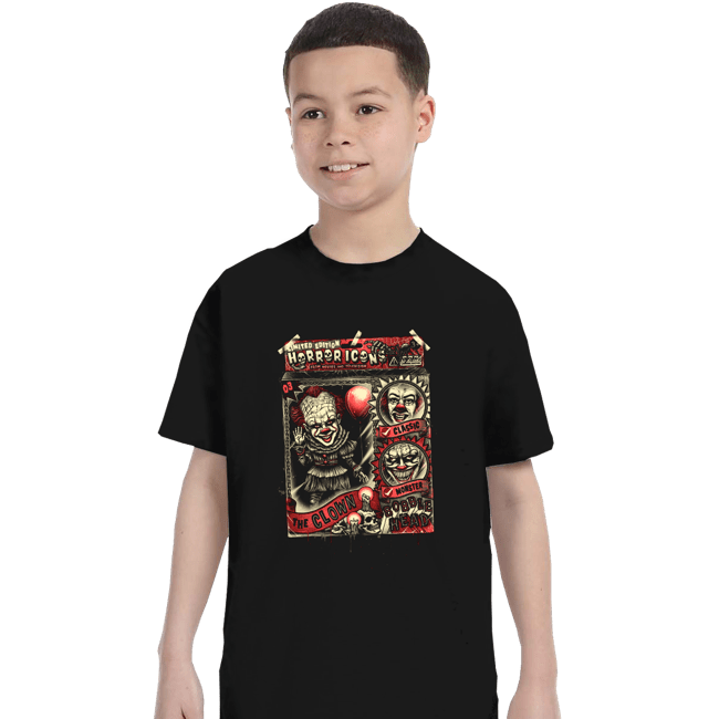Shirts T-Shirts, Youth / XS / Black The Clown Bobblehead