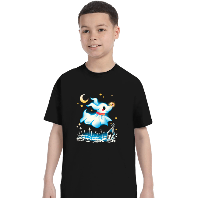 Daily_Deal_Shirts T-Shirts, Youth / XS / Black Ghost Dog