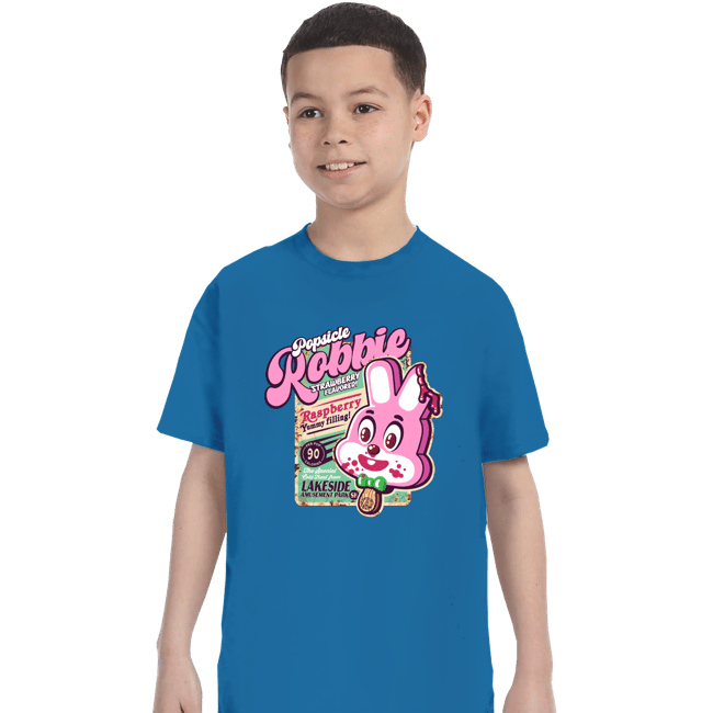 Daily_Deal_Shirts T-Shirts, Youth / XS / Sapphire Robbie Popsicle