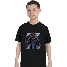 Load image into Gallery viewer, Daily_Deal_Shirts T-Shirts, Youth / XS / Black Hero&#39;s Shadow
