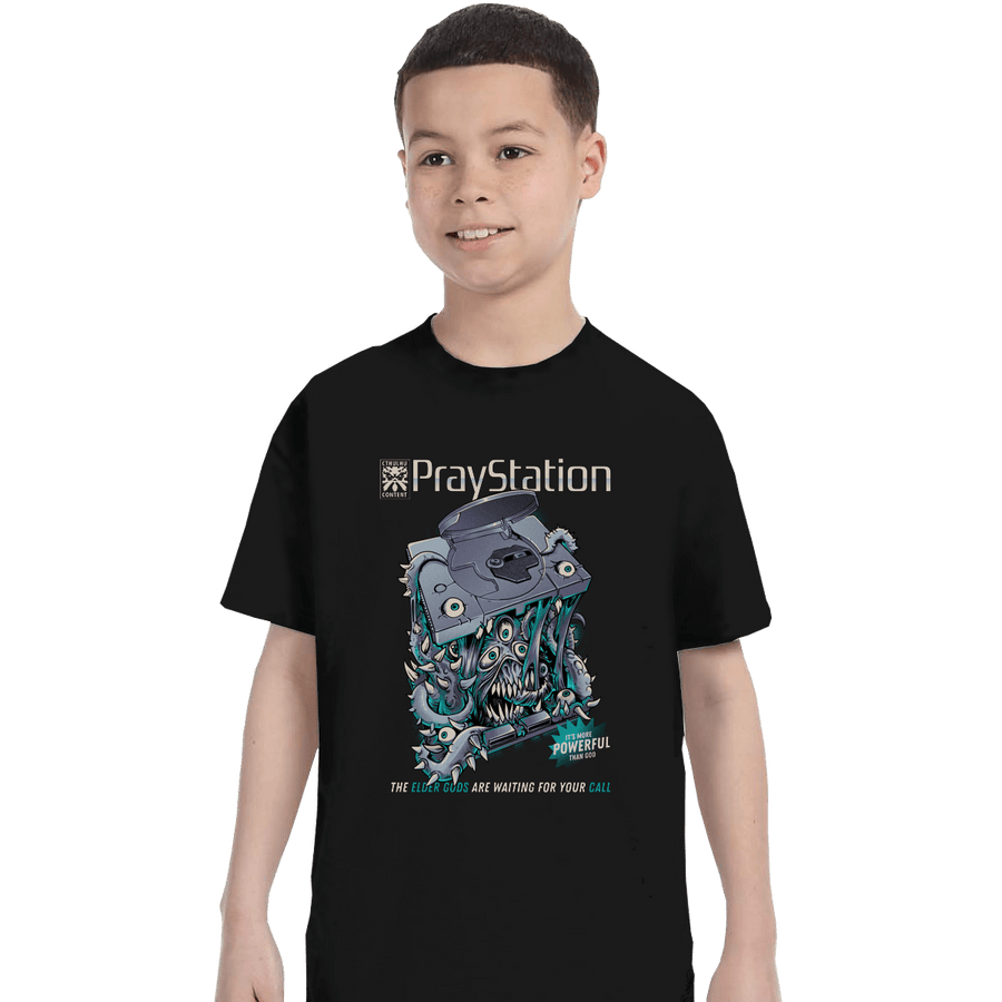 Shirts T-Shirts, Youth / XS / Black The Praystation