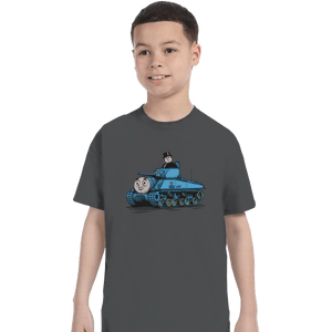 Shirts T-Shirts, Youth / XL / Charcoal Thomas The Tank