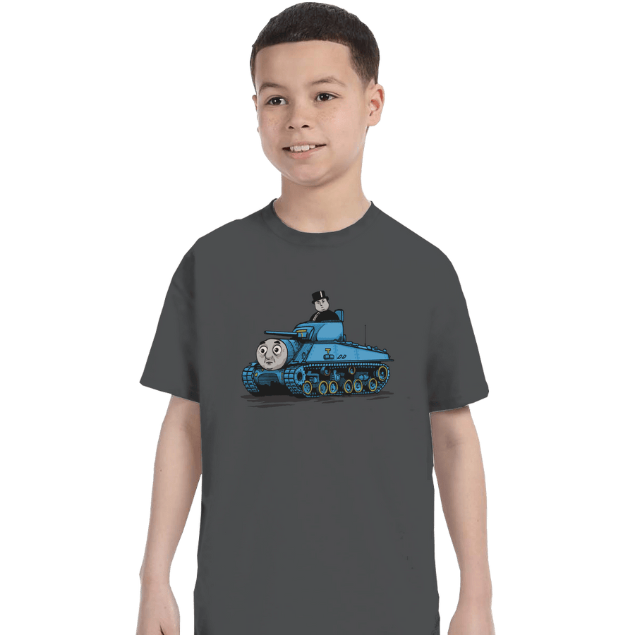 Shirts T-Shirts, Youth / XL / Charcoal Thomas The Tank