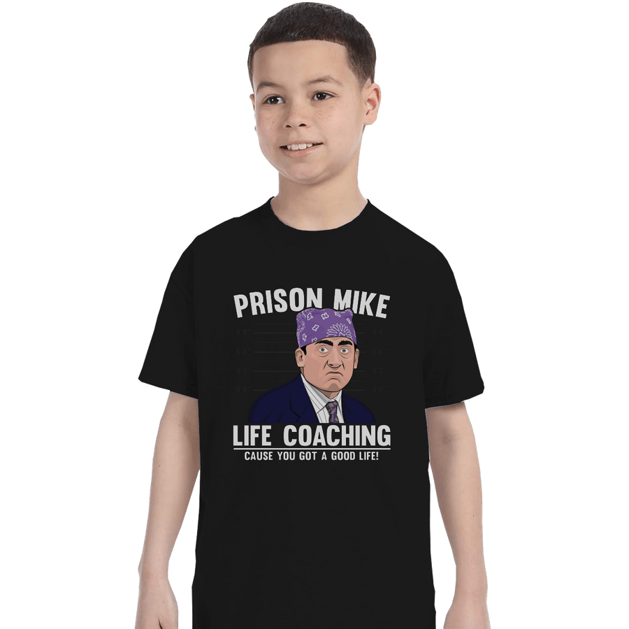 Shirts T-Shirts, Youth / XL / Black Prison Mike