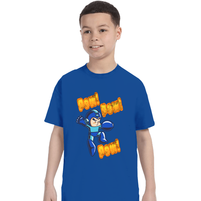 Shirts T-Shirts, Youth / XS / Royal Blue Pew Pew Pew