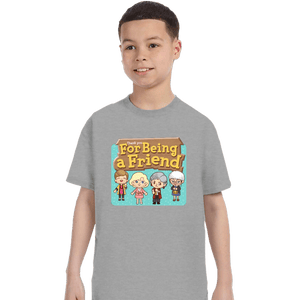 Secret_Shirts T-Shirts, Youth / XS / Sports Grey Thankyou For Being A Friend