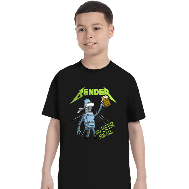Daily_Deal_Shirts T-Shirts, Youth / XS / Black And Beer for All