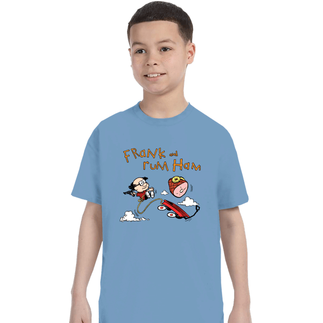 Secret_Shirts T-Shirts, Youth / XS / Powder Blue Frank & Rum Ham!