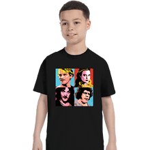 Load image into Gallery viewer, Shirts T-Shirts, Youth / XS / Black Princess Warhol
