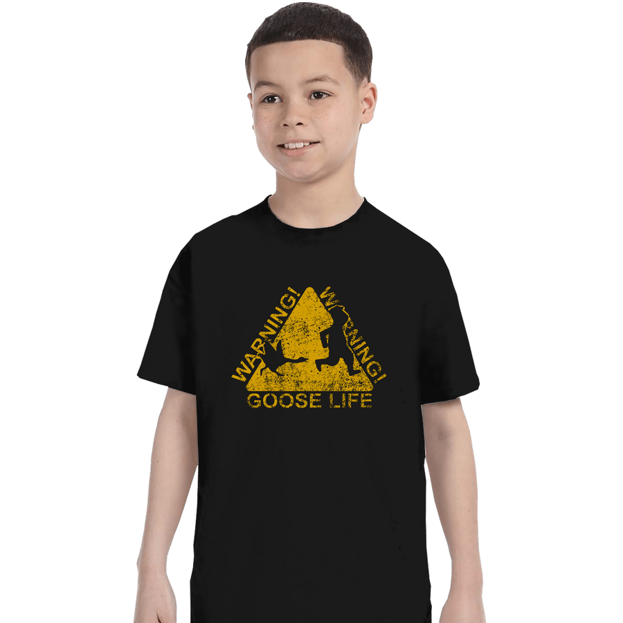 Shirts T-Shirts, Youth / XL / Black Goose Life