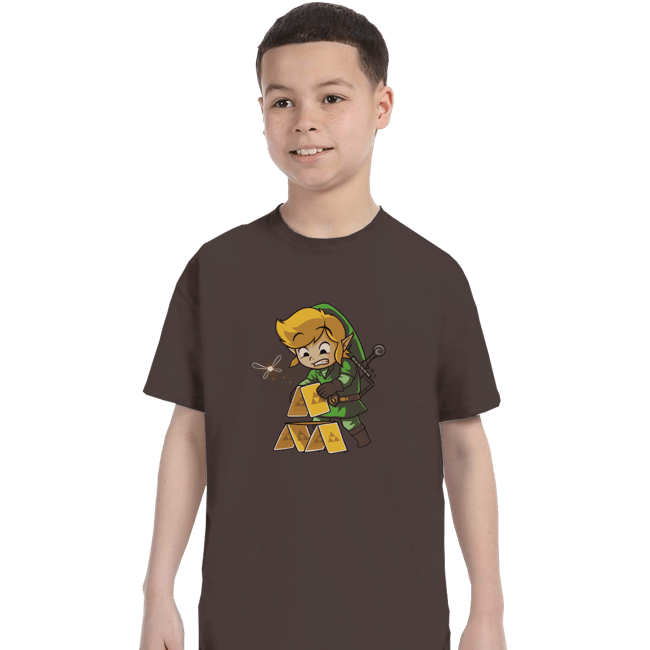 Shirts T-Shirts, Youth / XS / Dark Chocolate Tri-House Of Cards