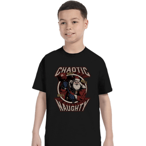 Shirts T-Shirts, Youth / XS / Black Chaotic Naughy Santa