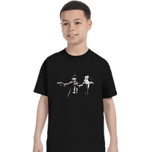 Load image into Gallery viewer, Secret_Shirts T-Shirts, Youth / XS / Black Bot Fiction
