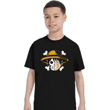 Load image into Gallery viewer, Shirts T-Shirts, Youth / XS / Black Straw Hat!
