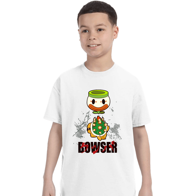 Secret_Shirts T-Shirts, Youth / XS / White Akira Bowser