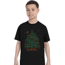 Load image into Gallery viewer, Shirts T-Shirts, Youth / XL / Black It&#39;s a Tree Mario
