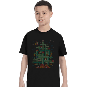 Shirts T-Shirts, Youth / XL / Black It's a Tree Mario