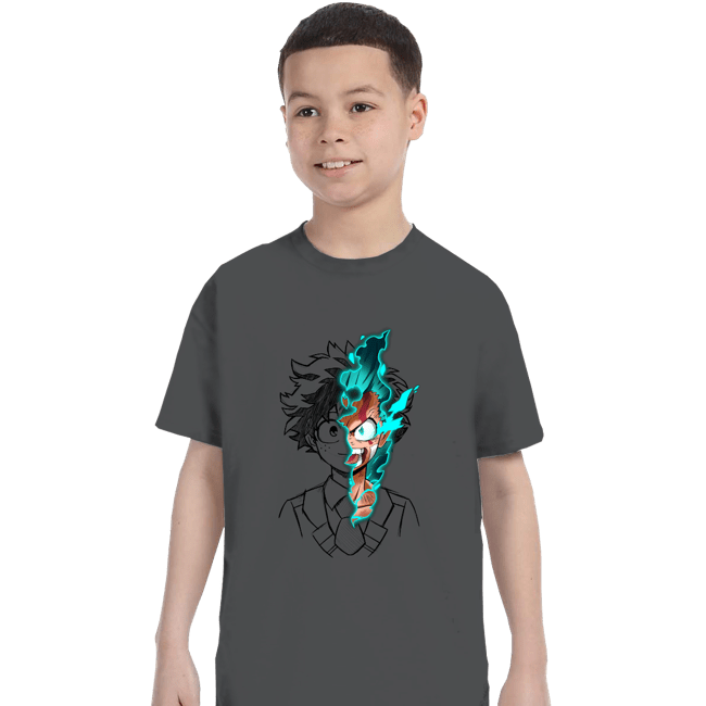 Daily_Deal_Shirts T-Shirts, Youth / XS / Charcoal Power 100 Full Cowl
