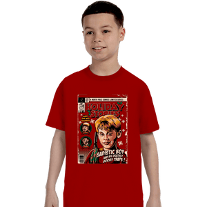 Daily_Deal_Shirts T-Shirts, Youth / XS / Red Holiday Stories