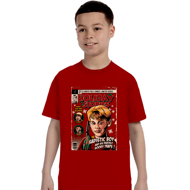 Daily_Deal_Shirts T-Shirts, Youth / XS / Red Holiday Stories