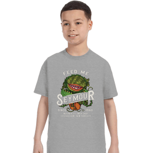 Secret_Shirts T-Shirts, Youth / XS / Sports Grey Feed Me Seymour!
