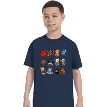 Load image into Gallery viewer, Secret_Shirts T-Shirts, Youth / XS / Navy Roleplay Cats
