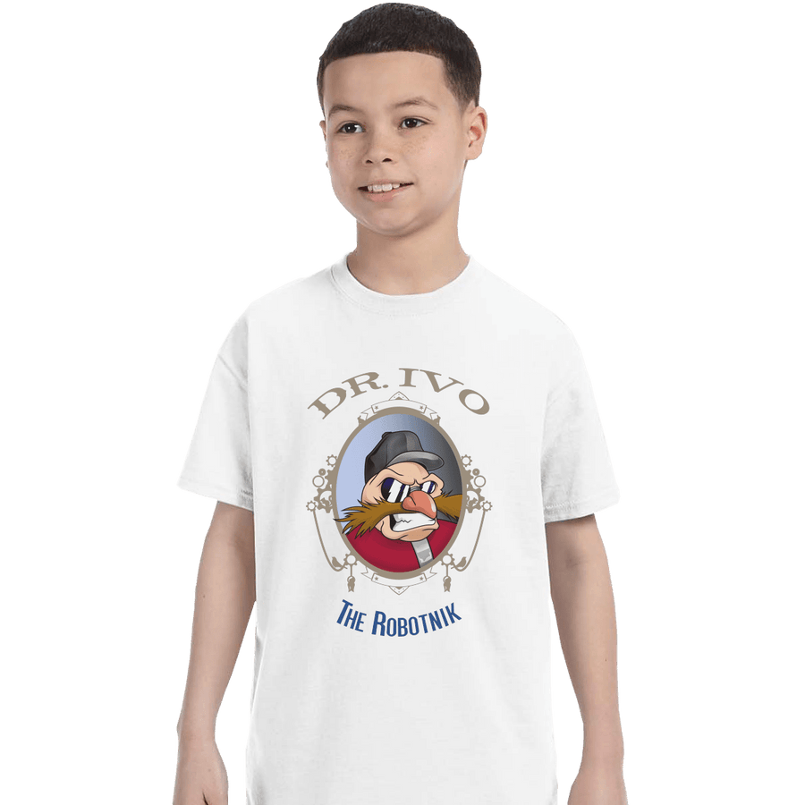 Shirts T-Shirts, Youth / XL / White The Robotnik