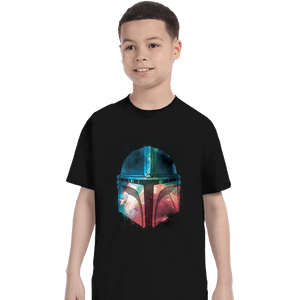 Daily_Deal_Shirts T-Shirts, Youth / XS / Black Galactic Mandalorian