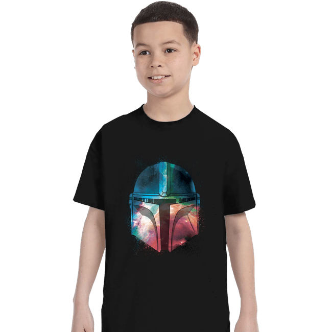Daily_Deal_Shirts T-Shirts, Youth / XS / Black Galactic Mandalorian