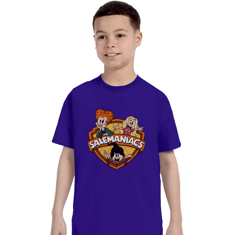 Shirts T-Shirts, Youth / XL / Violet Salemaniacs