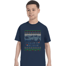 Load image into Gallery viewer, Daily_Deal_Shirts T-Shirts, Youth / XS / Navy Believe In Xmas
