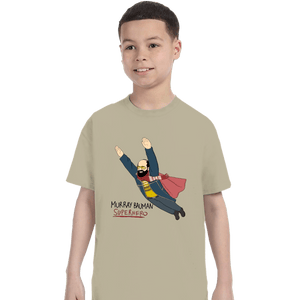 Secret_Shirts T-Shirts, Youth / XS / Sand Murray Is My Hero