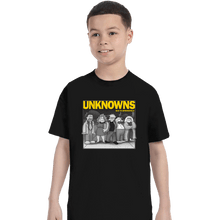 Load image into Gallery viewer, Daily_Deal_Shirts T-Shirts, Youth / XS / Black Unknowns
