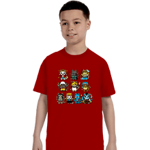 Load image into Gallery viewer, Daily_Deal_Shirts T-Shirts, Youth / XS / Red Pirate Kittens
