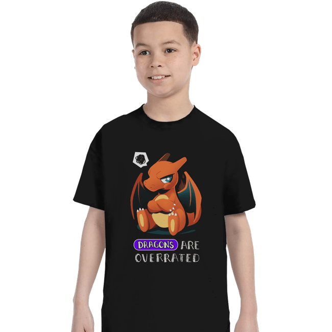 Shirts T-Shirts, Youth / XS / Black Dragon Type
