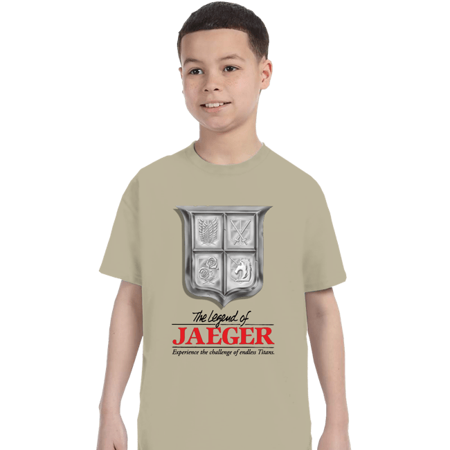 Shirts T-Shirts, Youth / XS / Sand The Legend Of Jaeger