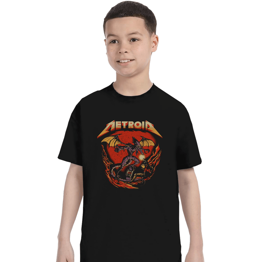 Shirts T-Shirts, Youth / XL / Black Enter Samus