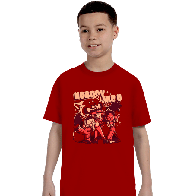 Daily_Deal_Shirts T-Shirts, Youth / XS / Red Nobody Like U