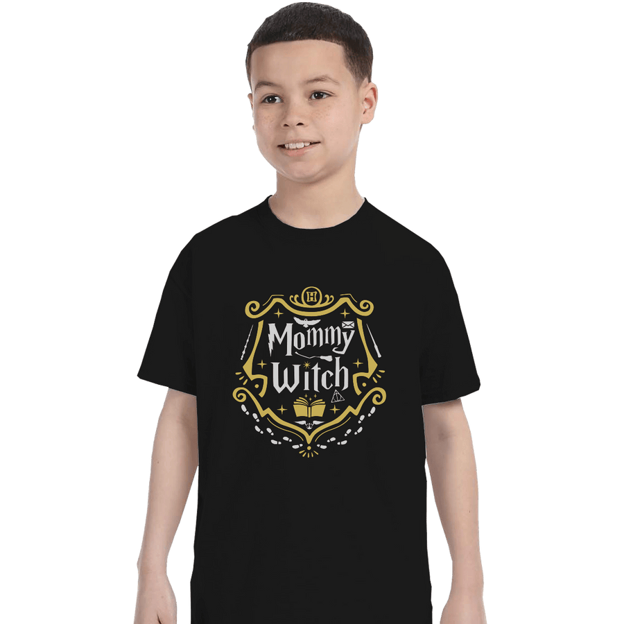 Shirts T-Shirts, Youth / XL / Black Mommy Witch