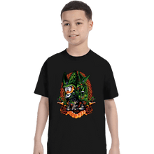 Load image into Gallery viewer, Shirts T-Shirts, Youth / XS / Black Cell Crest
