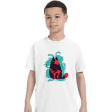 Load image into Gallery viewer, Shirts T-Shirts, Youth / XS / White Cat Shapes
