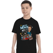 Load image into Gallery viewer, Shirts T-Shirts, Youth / Small / Black Butt Munch
