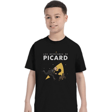 Load image into Gallery viewer, Shirts T-Shirts, Youth / XL / Black Les Aventures De Picard
