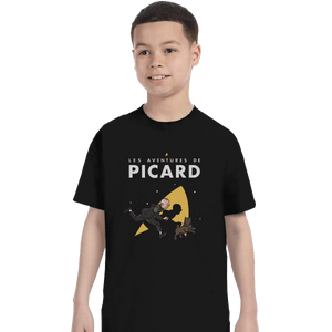 Shirts T-Shirts, Youth / XL / Black Les Aventures De Picard